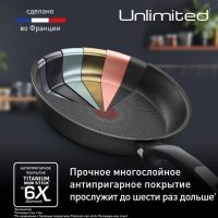Сковорода-вок Tefal Unlimited 28 см G2551972