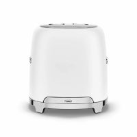 Тостер Smeg TSF01WHMEU, мощность 950 ватт, регулировка степени обжаривания, функция подогрева