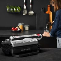 Умный контактный электрогриль Tefal Optigrill+ XL GC724D12 с насадкой для запекания