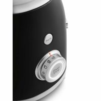 Настольный блендер Smeg BLF03BLEU, Эстетика стиля 50-х, черный