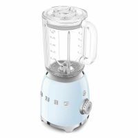 Блендер Smeg BLF03PBEU, ретро стиль 50-х годов, 800 Вт, 4 режима, 1,5л , пастельный голубой