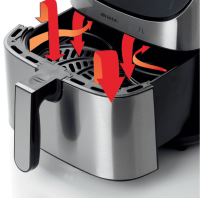 Аэрофритюрница Ariete 4628/00 Air Fryer Metal 7L