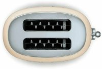 Тостер Smeg TSF01CREU, механическое управление, 2 тоста, бежевый
