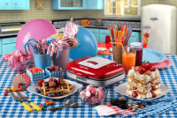 Прибор для приготовления вафель Ariete Party Time 1973/00 (Красный)