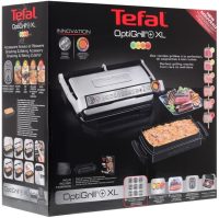 Умный контактный электрогриль Tefal Optigrill+ XL GC724D12 с насадкой для запекания