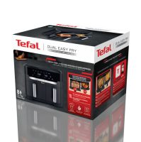 Двухкамерный аэрогриль Tefal Dual Easy Fry EY9428E0