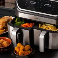 Двойная аэрофритюрница Ariete 4625/00 Air Fryer Dual Metal