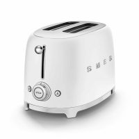 Тостер Smeg TSF01WHMEU, мощность 950 ватт, регулировка степени обжаривания, функция подогрева
