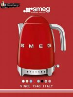 Чайник Smeg KLF04 RDEU, нержавеющая сталь, Красный, 1,7л, мощность 2400Вт