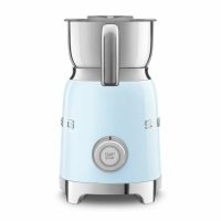 Вспениватель молока SMEG MFF11PBEU, пастельный голубой, автономный, 7 режимов работы, мощность 500 Вт