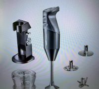 Погружной блендер Bamix M200 DeLuxe Anthracite 1010.026