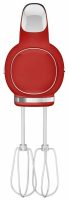 Миксер ручной электрический SMEG HMF01RDEU / мощность 250 Вт / 9 скоростей вращения / красный