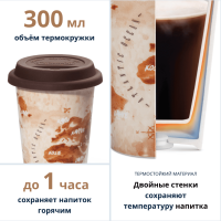 Термокружка De'Longhi DLSC056 The Adventurer (300 мл)