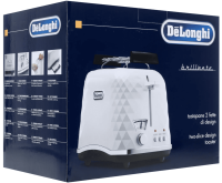 Тостер De'Longhi Brillante CTJ2103.W