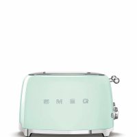Тостер SMEG TSF03PGEU, мощность 2000 Ватт, регулировка степени обжаривания, поддон для крошек