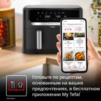 Двухкамерный аэрогриль Tefal Dual Easy Fry EY9428E0