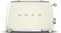 Тостер Smeg TSF01CREU, механическое управление, 2 тоста, бежевый
