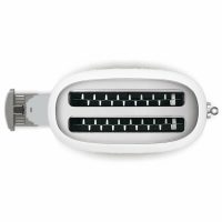 Тостер Smeg TSF02WHEU белый, стиль 50-х г. г, 4 ломтика, корпус из нержавеющей стали, 6 уровней поджаривания