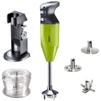 Погружной блендер Bamix M200 DeLuxe lime-chrome 1010.007