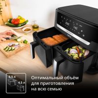 Двухкамерный аэрогриль Tefal Dual Easy Fry EY9428E0