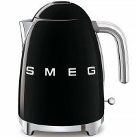 Чайник электрический Smeg (KLF03BLEU), 1,7 литра, металл/пластик, 2400Вт, черный