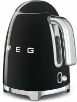 Чайник электрический Smeg (KLF03BLEU), 1,7 литра, металл/пластик, 2400Вт, черный