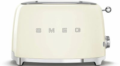 Тостер Smeg TSF01CREU, механическое управление, 2 тоста, бежевый