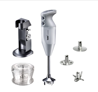 Погружной блендер Bamix M200 DeLuxe White-light grey 1010.001
