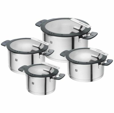Набор кастрюль Zwilling Simplify 4 предметов + 4 крышки, нержавеющая сталь 66870-004-0