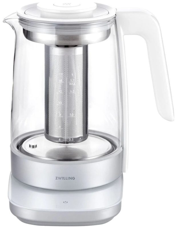 Электрический чайник Zwilling Enfinigy 53102-500-0, белый, с выбором температуры и таймером