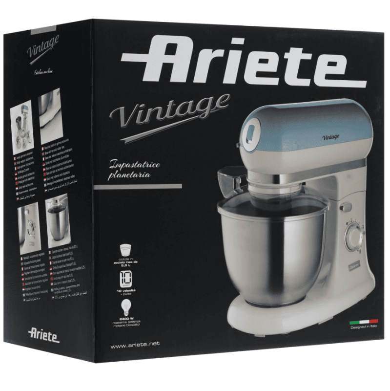 Планетарный миксер Ariete Vintage 1588/05 (Голубой)