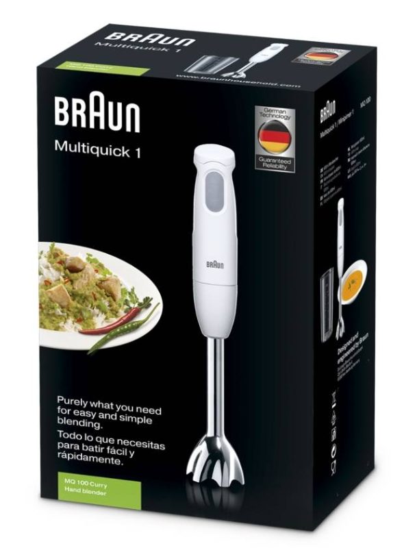 Погружной блендер Braun Multiquick 1 MQ100 Curry
