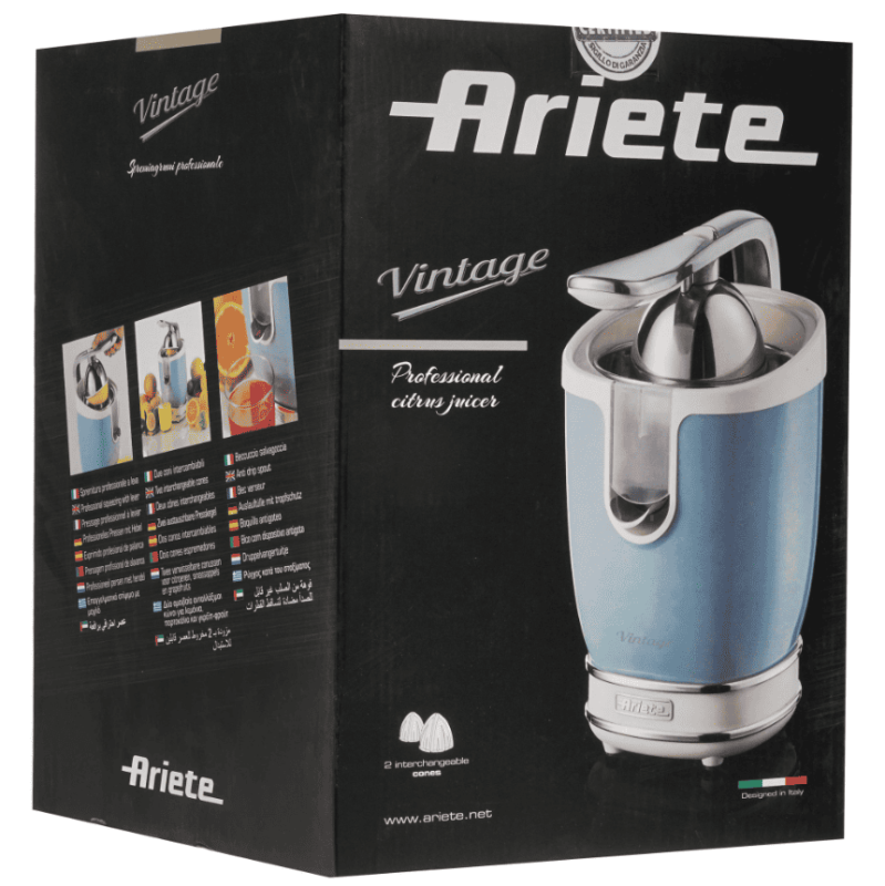 Соковыжималка для цитрусовых Ariete Vintage 413/05 (Голубой)
