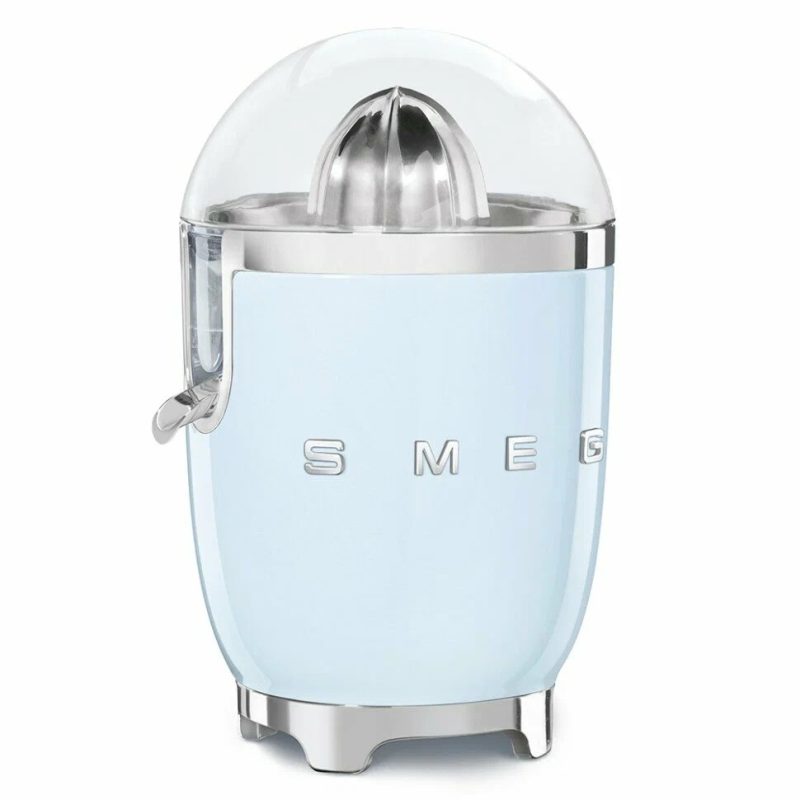 Соковыжималка Smeg CJF11PBEU пастельный голубой для цитрусовых, нержавеющая сталь, 1 л