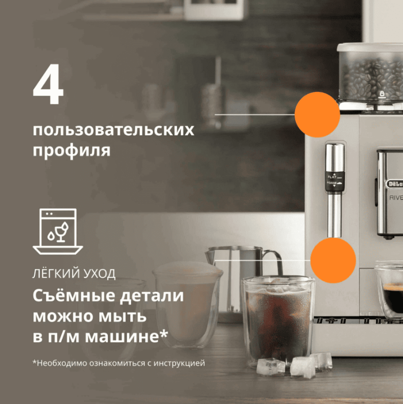 Кофемашина De'Longhi Rivelia EXAM 440.35.BG