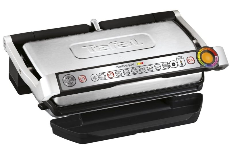 Умный контактный электрогриль Tefal Optigrill+ XL GC724D12 с насадкой для запекания