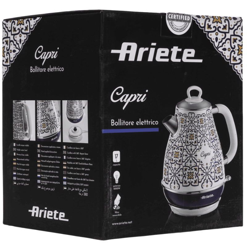 Электрический чайник Ariete 2869 Capri (00C28690CAR0)