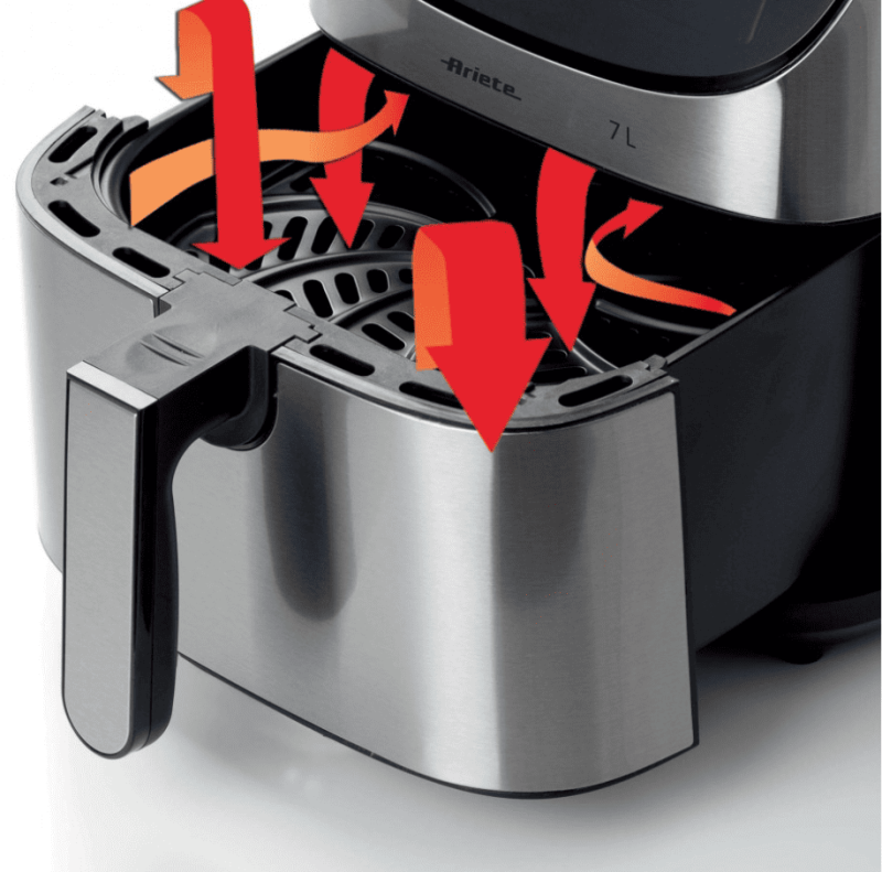 Аэрофритюрница Ariete 4628/00 Air Fryer Metal 7L