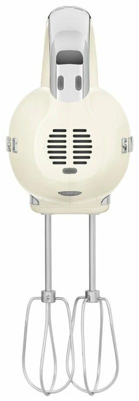 Миксер ручной электрический SMEG HMF01CREU / мощность 250 Вт / 9 скоростей вращения / кремовый