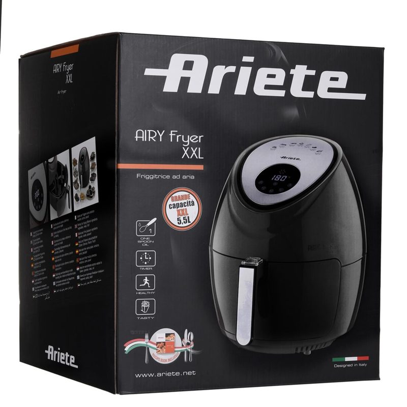 Аэрофритюрница Ariete 4618/00 Air Fryer XXL (Черная)