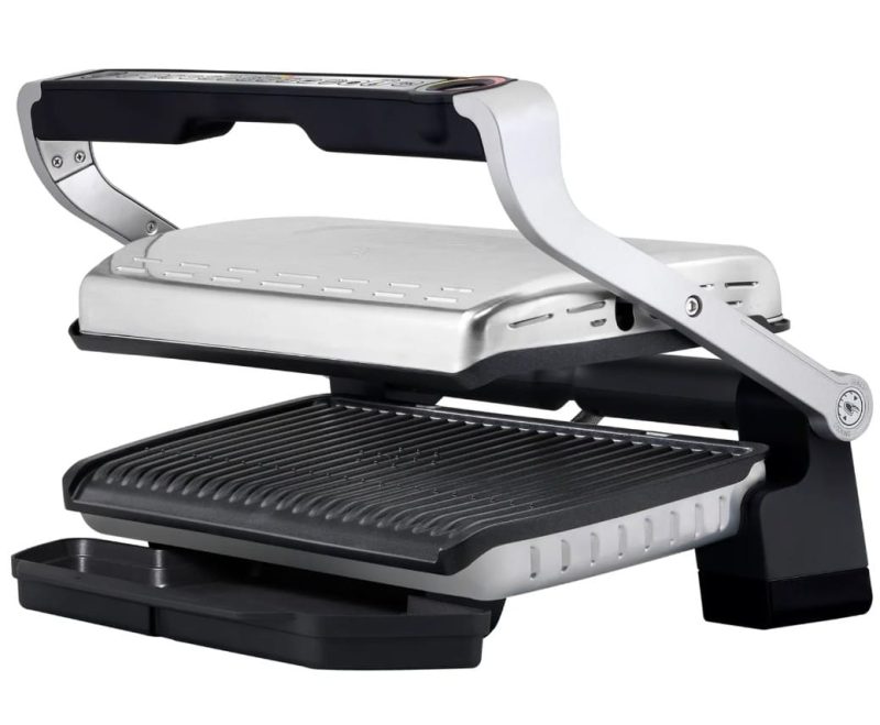 Умный контактный электрогриль Tefal Optigrill+ XL GC724D12 с насадкой для запекания