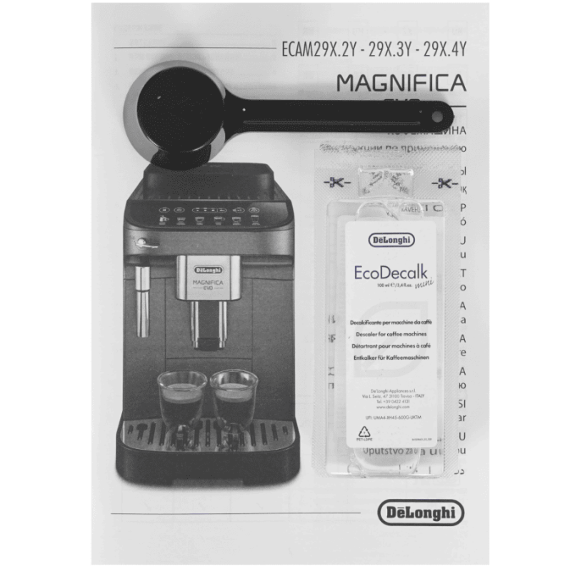 Кофемашина De'Longhi Magnifica Evo ECAM 290.22.B