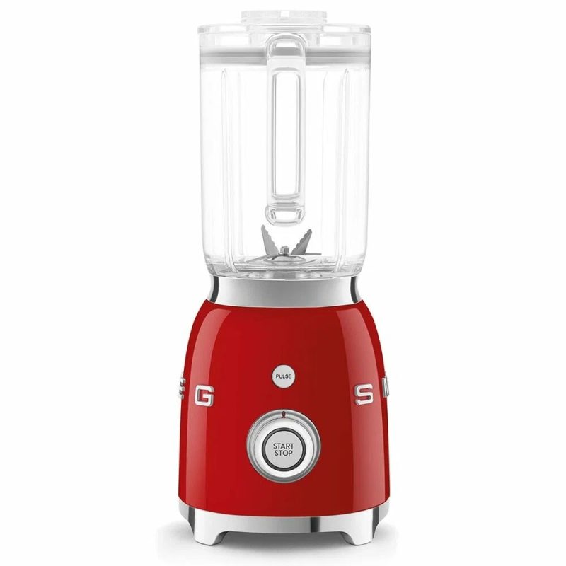 Блендер стационарный 800 Вт Smeg Style 50's BLF03RDEU красный