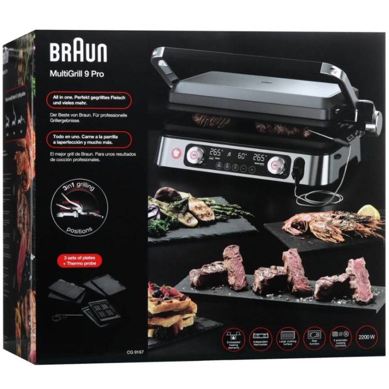 Электрогриль Braun MultiGrill 9 Pro CG9167
