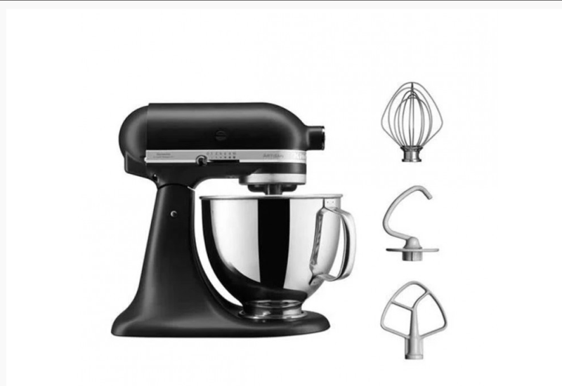 Миксер планетарный KitchenAid ARTISAN 5KSM125EBM 4,8л. Черный матовый