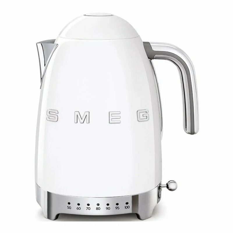 Чайник электрический с поддержанием температуры SMEG KLF04WHEU, белый