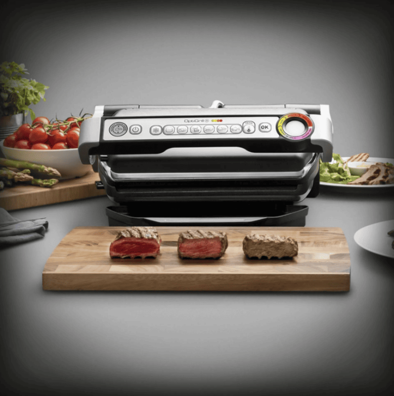 Умный контактный электрогриль Tefal Optigrill+ GC712D34