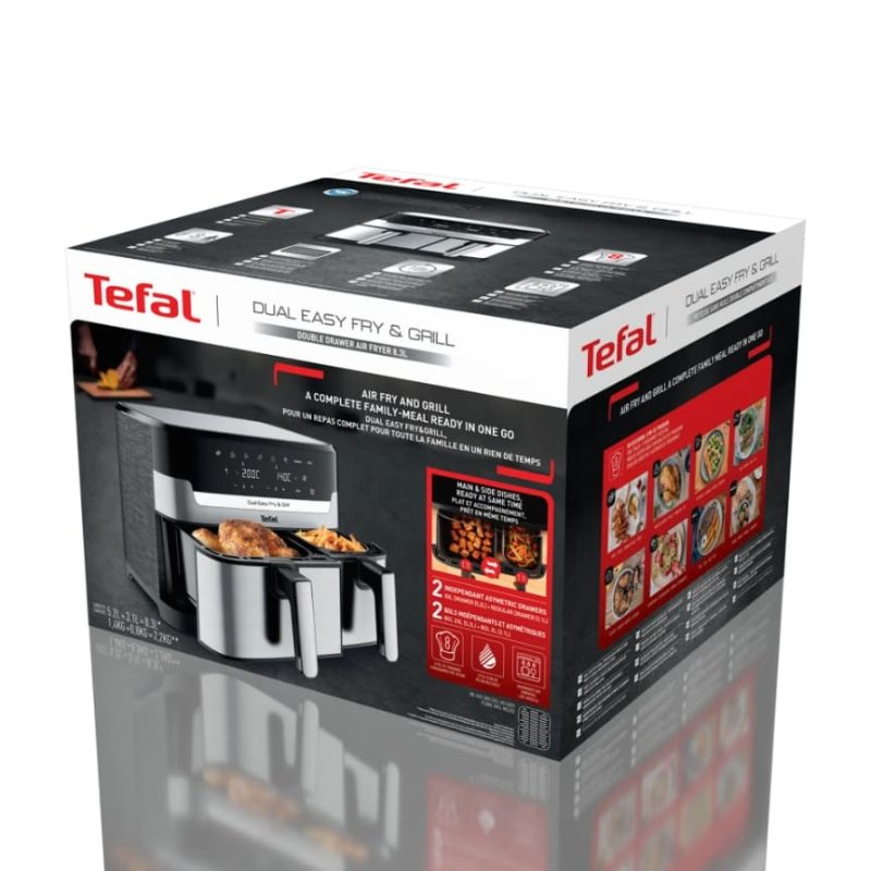 Аэрогриль Tefal Dual Easy Fry & Grill 8,3 л EY905D10