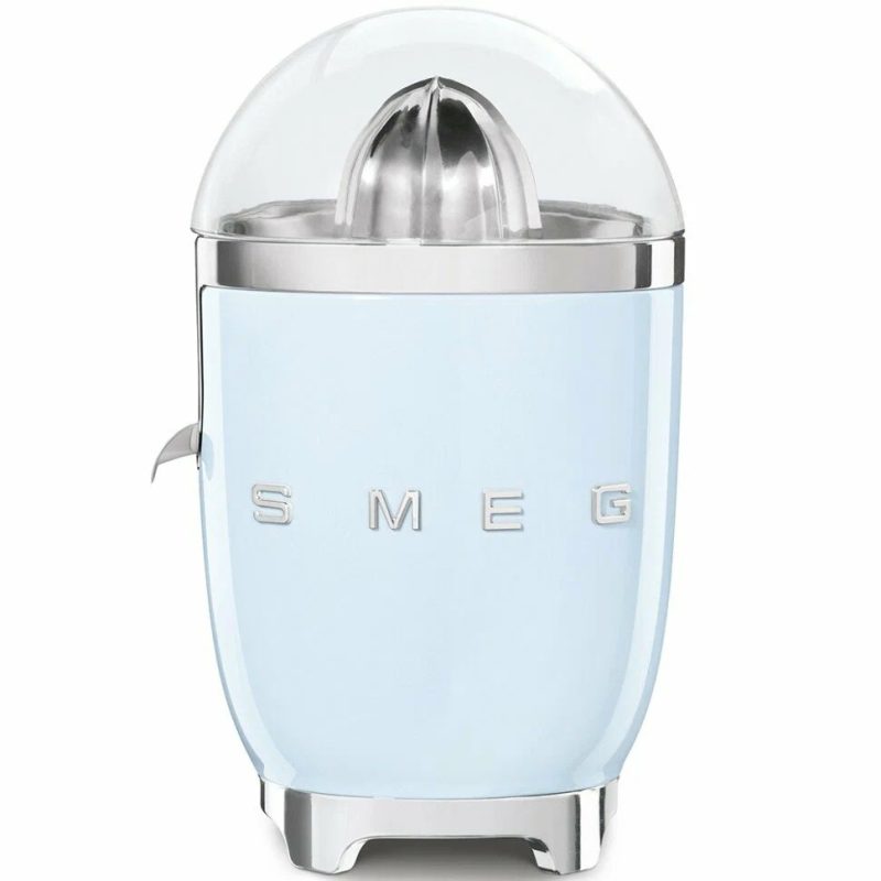 Соковыжималка Smeg CJF11PBEU пастельный голубой для цитрусовых, нержавеющая сталь, 1 л