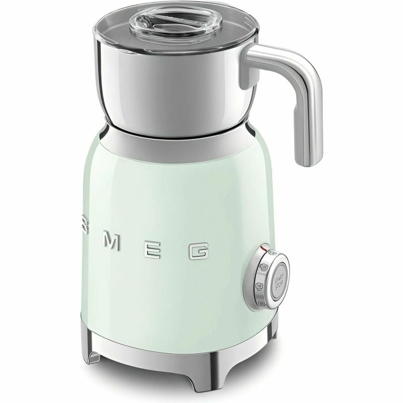 Вспениватель молока SMeg MFF11PGEU, мощность 500Вт, 7 режимов, антипригарная чаша, 600мл